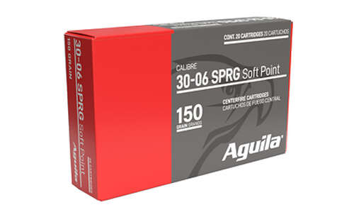 Ammunition Aguila Ammunition Rifle 30 06 AGUILA 30-06 SPRG 150GR SP 20/200 • Model: Rifle